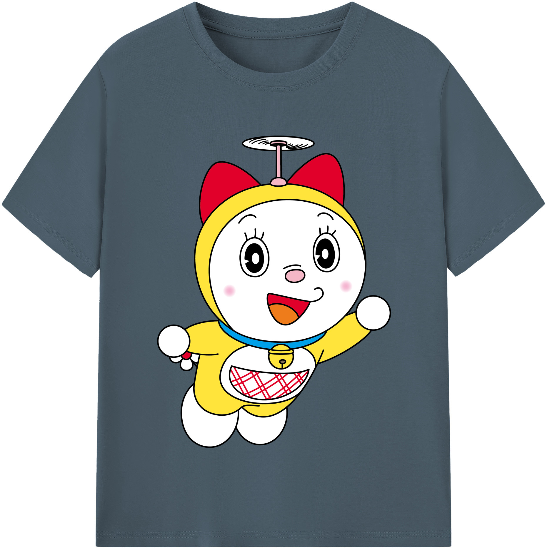 （画像用） ドラえもん ドラミ Doraemon Dorami 綿100％半袖Tシャツ（フロントプリント）